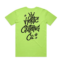 Hektic Clothing Co - Lime - Tee