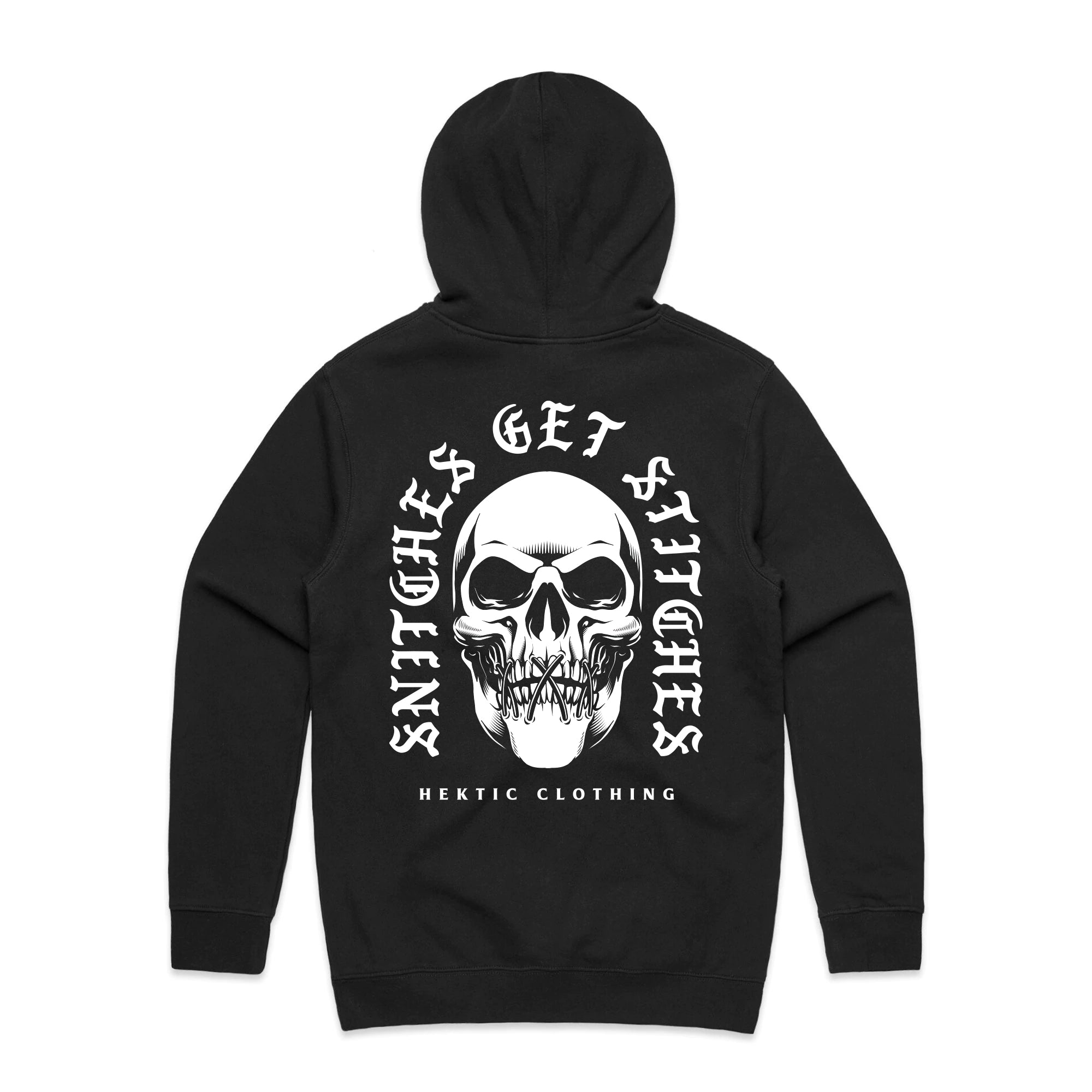 SNITCHES GET STITCHES HOOD – Hektic Clothing
